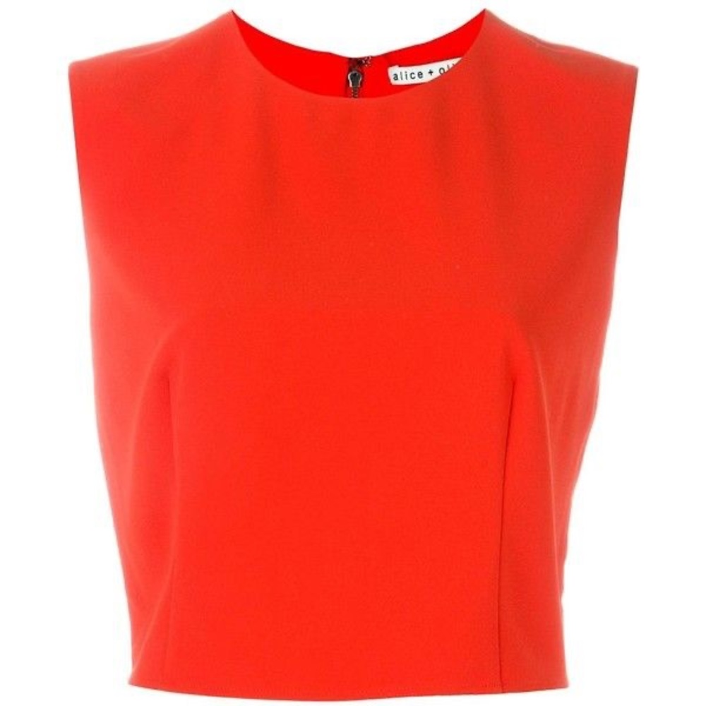 COPY - Alice + Olivia kylnn crepe top size small